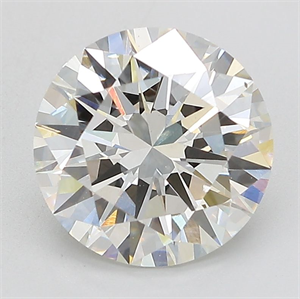 Picture of Lab Grown Diamond 3.01 Carats, Round with Excellent Cut, H Color, VS2 Clarity and Certified by IGI