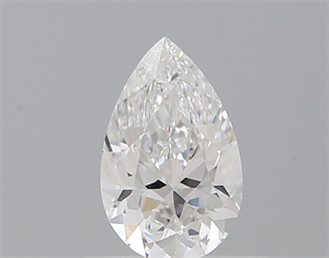 Picture of Natural Diamond 0.50 Carats, Pear with  Cut, E Color, IF Clarity and Certified by GIA