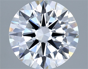 Picture of Lab Grown Diamond 2.51 Carats, Round with Excellent Cut, D Color, VVS2 Clarity and Certified by IGI