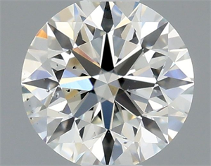 Foto Diamante Natural 0.43 quilates, Redondo , Color I, claridad SI1 y certificado GIA de