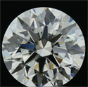 Diamante Natural 3.51 quilates, Redondo , Color J, claridad VS1 y certificado GIA