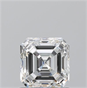 Natural Diamond 1.01 Carats, Asscher with  Cut, G Color, VVS2 Clarity and Certified by GIA