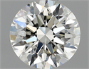 Natural Diamond 0.50 Carats, Round with Excellent Cut, I Color, SI1 Clarity and Certified by GIA