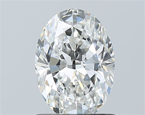 Foto Diamante Natural 1.01 quilates, Ovalado , Color F, claridad VS2 y certificado GIA de