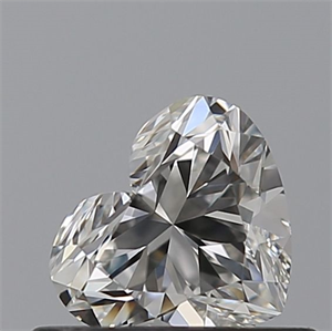 Picture of Natural Diamond 0.50 Carats, Heart with  Cut, H Color, VVS1 Clarity and Certified by GIA