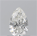 Natural Diamond 0.70 Carats, Pear with  Cut, H Color, SI2 Clarity and Certified by GIA