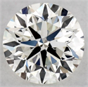 Natural Diamond 0.40 Carats, Round with Very Good Cut, H Color, VVS1 Clarity and Certified by GIA
