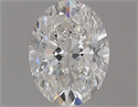 Natural Diamond 0.90 Carats, Oval with  Cut, G Color, VS1 Clarity and Certified by GIA