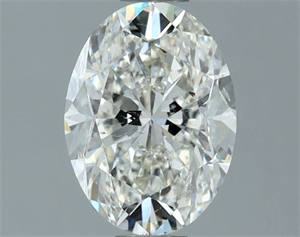 Picture of Natural Diamond 1.51 Carats, Oval with  Cut, G Color, SI1 Clarity and Certified by IGI