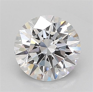 Picture of Lab Grown Diamond 1.52 Carats, Round with Excellent Cut, D Color, IF Clarity and Certified by GIA