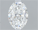 Natural Diamond 0.40 Carats, Oval with  Cut, E Color, VS2 Clarity and Certified by GIA