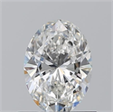Natural Diamond 0.70 Carats, Oval with  Cut, F Color, SI1 Clarity and Certified by GIA
