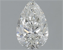Natural Diamond 1.01 Carats, Pear with  Cut, G Color, SI1 Clarity and Certified by GIA