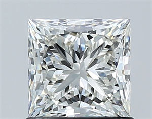 Picture of Natural Diamond 1.06 Carats, Princess with  Cut, H Color, VS2 Clarity and Certified by GIA