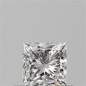 Picture of Natural Diamond 0.50 Carats, Princess with  Cut, G Color, VVS2 Clarity and Certified by GIA