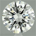 Lab Grown Diamond 2.79 Carats, Round with Excellent Cut, D Color, VVS1 Clarity and Certified by IGI