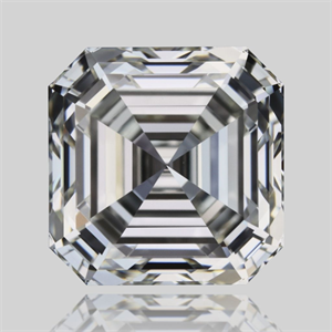 Picture of Natural Diamond 1.01 Carats, Asscher with  Cut, J Color, VVS1 Clarity and Certified by GIA