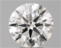 Natural Diamond 5.01 Carats, Round with Excellent Cut, I Color, VS1 Clarity and Certified by GIA