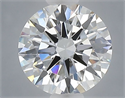 Lab Grown Diamond 1.03 Carats, Round with Ideal Cut, E Color, VVS2 Clarity and Certified by IGI