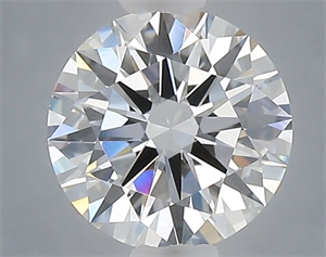 Picture of Lab Grown Diamond 1.03 Carats, Round with Ideal Cut, E Color, VVS2 Clarity and Certified by IGI