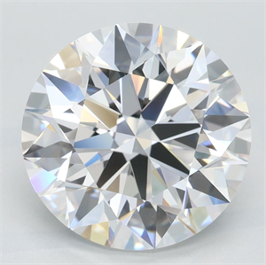 Picture of Lab Grown Diamond 4.36 Carats, Round with Excellent Cut, D Color, FL Clarity and Certified by GIA