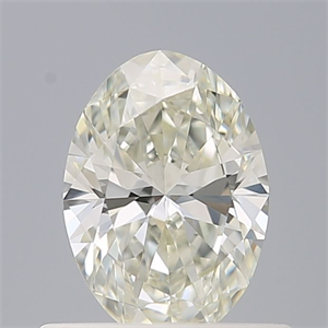 Picture of Natural Diamond 0.50 Carats, Oval with  Cut, H Color, VVS1 Clarity and Certified by IGI