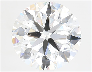 Picture of Lab Grown Diamond 4.42 Carats, Round with Ideal Cut, F Color, VS2 Clarity and Certified by IGI
