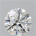 Natural Diamond 1.01 Carats, Round with Excellent Cut, J Color, VS1 Clarity and Certified by GIA