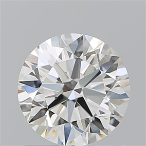 Picture of Natural Diamond 1.01 Carats, Round with Excellent Cut, J Color, VS1 Clarity and Certified by GIA