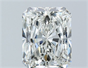 Natural Diamond 1.30 Carats, Radiant with  Cut, H Color, VVS2 Clarity and Certified by GIA