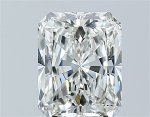 Picture of Natural Diamond 1.30 Carats, Radiant with  Cut, H Color, VVS2 Clarity and Certified by GIA