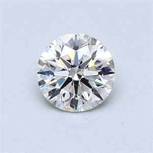 Picture of Natural Diamond 0.60 Carats, Round with Excellent Cut, J Color, SI2 Clarity and Certified by GIA
