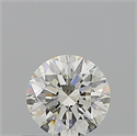 Diamante Natural 0.50 quilates, Redondo , Color J, claridad IF y certificado GIA