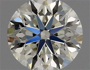 Picture of Natural Diamond 0.90 Carats, Round with Very Good Cut, J Color, VS2 Clarity and Certified by GIA