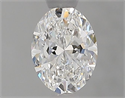 Diamante Natural 0.70 quilates, Ovalado , Color E, claridad SI1 y certificado GIA