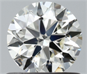 Natural Diamond 0.70 Carats, Round with Very Good Cut, I Color, VS1 Clarity and Certified by IGI