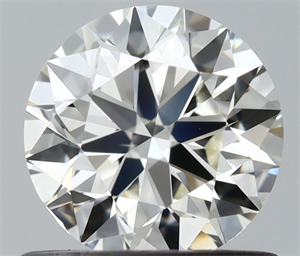 Picture of Natural Diamond 0.70 Carats, Round with Very Good Cut, I Color, VS1 Clarity and Certified by IGI