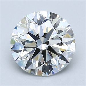 Foto Diamante Natural 2.02 quilates, Redondo , Color H, claridad SI1 y certificado GIA de