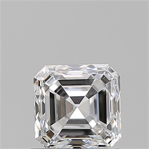 Foto Diamante Natural 0.91 quilates, Asscher , Color D, claridad VS1 y certificado GIA de