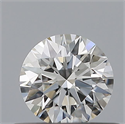 Natural Diamond 0.40 Carats, Round with Excellent Cut, F Color, VVS1 Clarity and Certified by GIA