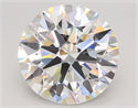 Lab Grown Diamond 5.57 Carats, Round with Ideal Cut, E Color, VVS2 Clarity and Certified by IGI