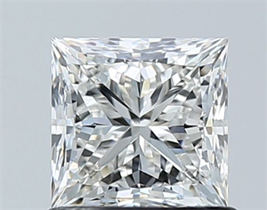 Picture of Natural Diamond 1.00 Carats, Princess with  Cut, G Color, VVS1 Clarity and Certified by GIA