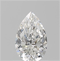 Diamante Natural 0.74 quilates, De pera , Color F, claridad VVS1 y certificado GIA