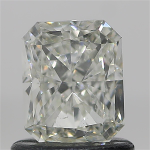 Foto Diamante Natural 0.90 quilates, Radiante , Color K, claridad SI1 y certificado GIA de