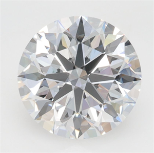 Picture of Lab Grown Diamond 3.00 Carats, Round with Excellent Cut, D Color, VVS2 Clarity and Certified by GIA
