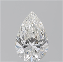 Diamante Natural 0.73 quilates, De pera , Color G, claridad VVS1 y certificado GIA