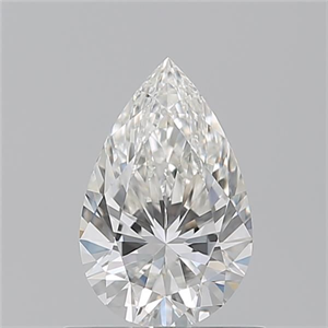 Picture of Natural Diamond 0.73 Carats, Pear with  Cut, G Color, VVS1 Clarity and Certified by GIA