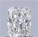 Natural Diamond 0.71 Carats, Radiant with  Cut, G Color, IF Clarity and Certified by GIA