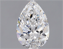 Diamante Natural 1.01 quilates, De pera , Color E, claridad VVS2 y certificado GIA