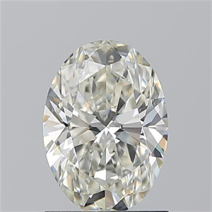 Picture of Natural Diamond 1.20 Carats, Oval with  Cut, I Color, VVS2 Clarity and Certified by GIA